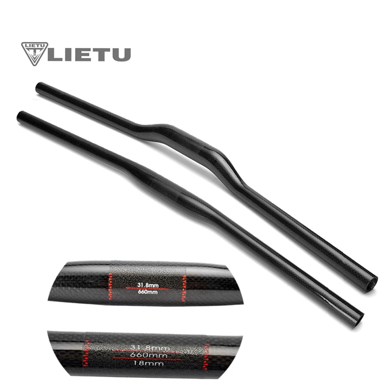 LIETU Ultralight Full Carbon Fiber Steering Wheel Road Mountain Bike