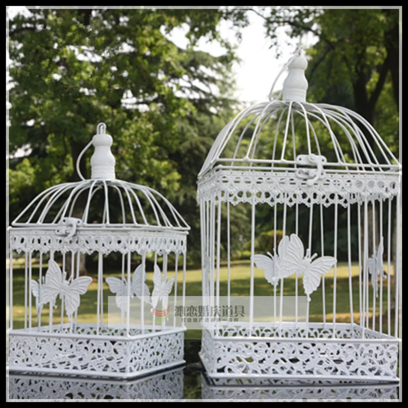 Wedding bird cage European decorative bird cage floral floor decoration
