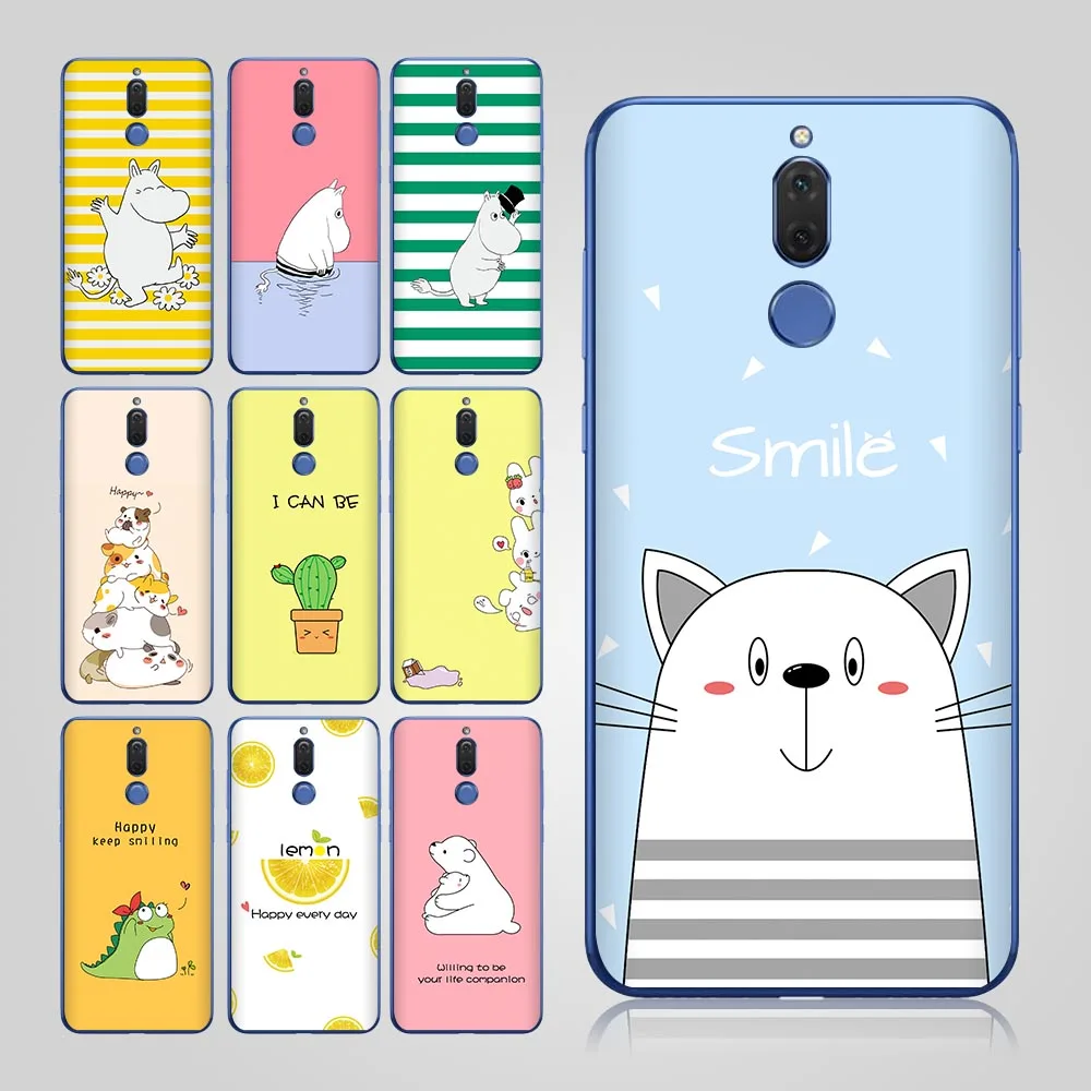 

Cute Hippo for Case Huawei Mate 10 Lite Mate 20 lite Pro Case for Funda Huawei P10 lite P9 lite 2017 Mate 9 10 Pro P10 Case Cat