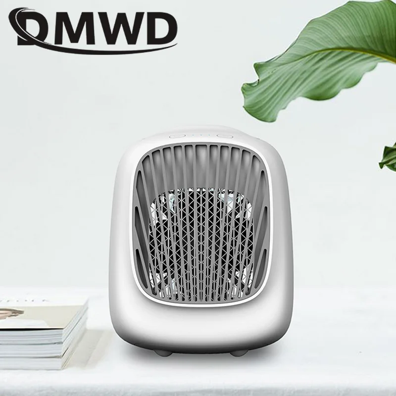 

DMWD USB Convenient Air Cooler Fan Mini Desk Air Conditioner Fan Humidifier Space Purifies Air Cooling Fans for Home Office