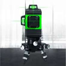 3D 12 линий или 8 линий лазерный уровень самонивелирующийся 360 горизонтальный и вертикальный крест супер мощный зеленый лазерный луч линия