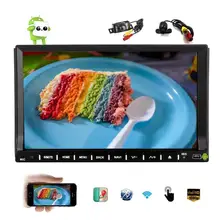 Front&Back Camera+Quad Core Android 6.0 Car DVD Player Double Din Car Stereo 7”GPS Navigation In Dash Bluetooth WiFi Mirrorlink