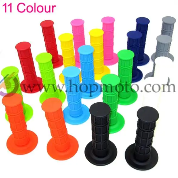

11 colours handle grips Free Shipping Motorcycle Motocross Hand Grips Dirt Bike Gel Handle Bar Universal dirt bike pit bike