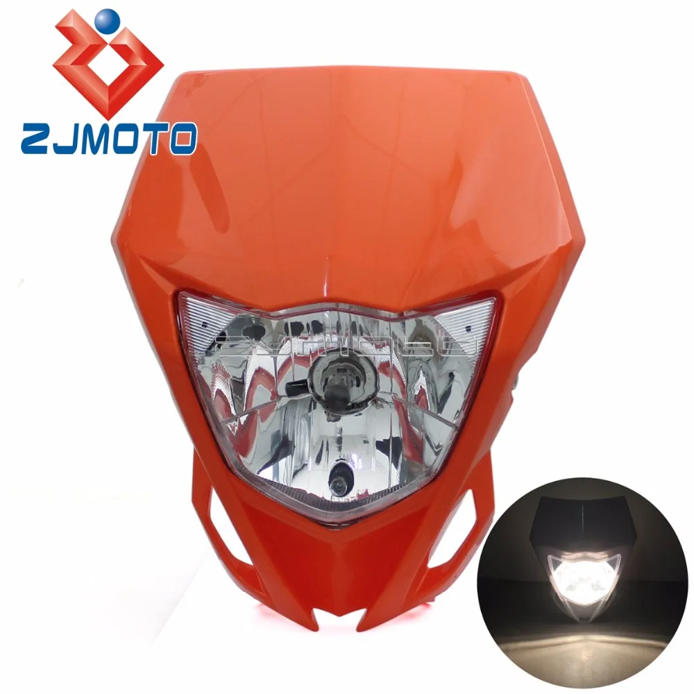Универсальный Dirt Pit Bike 35 Вт фара обтекатель для Yamaha Kawsaki WR250F WR450F KLX KX YZ YZF 250 450