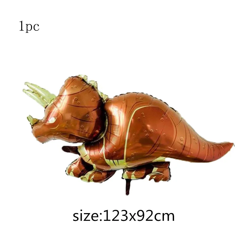1 шт. гигантский динозавр фольгированный шар воздушные шарики в виде животных День Рождения украшения Дети 1 год День рождения девушка любовь вечерние Decora globos - Цвет: 1pc