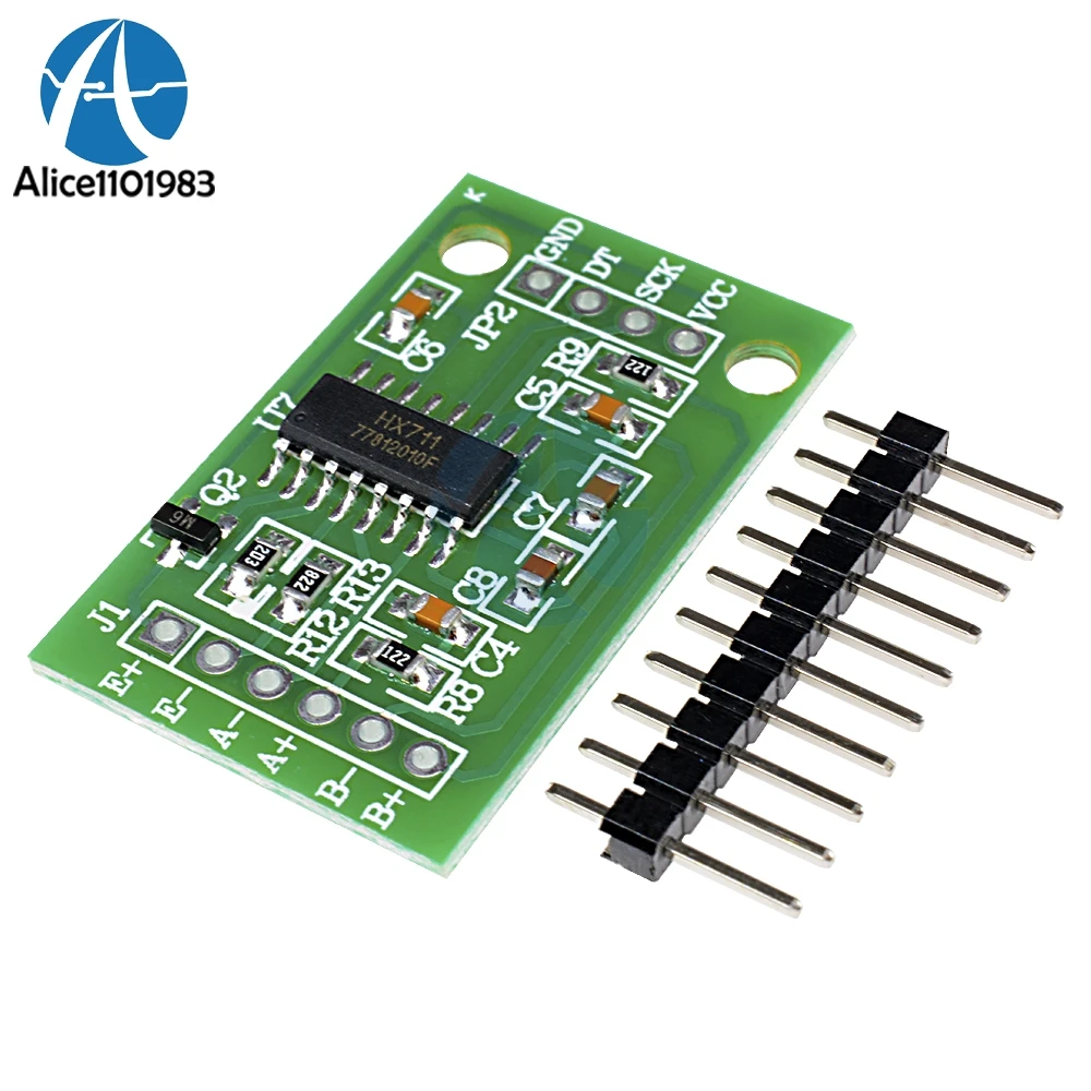 

Dual Channel HX711 Digital Weighing Pressure Sensor 24 Bit Precision A/D Controller Module Board Control Serial Interface