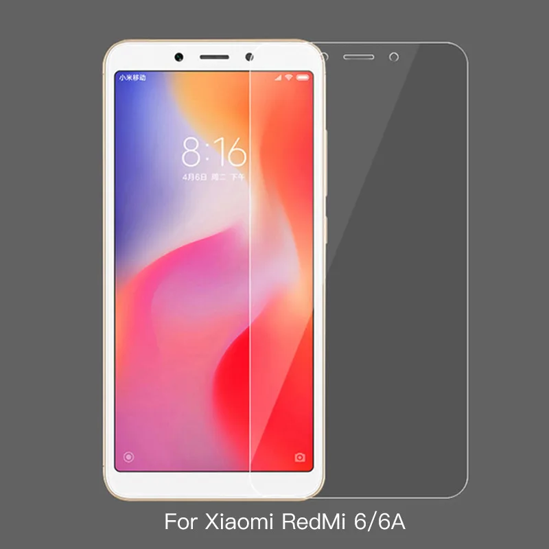 PZOZ для Xiaomi mi A2 Lite Red mi 5 Plus S2 3S 4X 4A 6A 6 Pro Note 5A 16gb 32gb прозрачная защитная пленка из закаленного стекла - Цвет: RedMi 6-6A