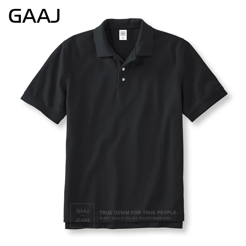 

Top Quality Italy Milan Designer Brand Clothes gaAJ Men's Polo Shirt For Man Black Polos Male Cotton Short Sleeve Shirt