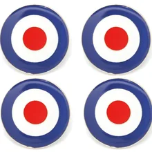 Лот 5 шт. RAF Target Mod Mods Bullseye скутер Vespa Lambretta нагрудный галстук шляпа булавка значок болельщики подарки ювелирные изделия 2,5X2,5 см