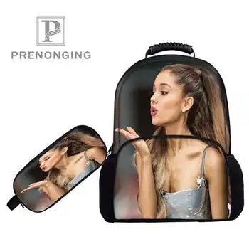 

Custom 17inch ariana-grande Backpacks Pen Bags 3D Printing School Women Men Travel Bags Boys Girls Book Computers Bag#1031-3-157