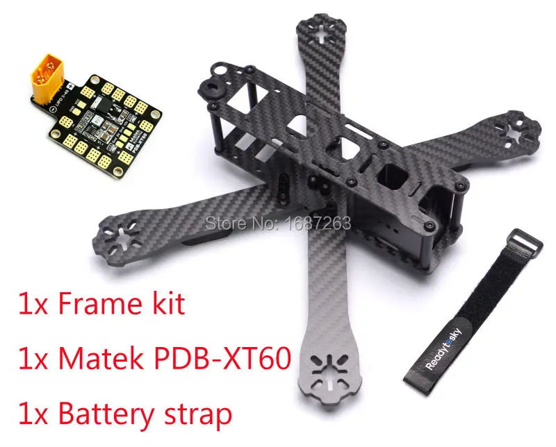 FPV гоночный Квадрокоптер QAV R 220 мм 180 260 комплект из углеродного волокна для рамы с 4