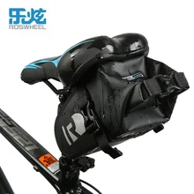 ROSWHEEL Bicycle Cycling Bags Panniers Full Waterproof PVC Rear Tail Saddle Bags for MTB Road Bike
