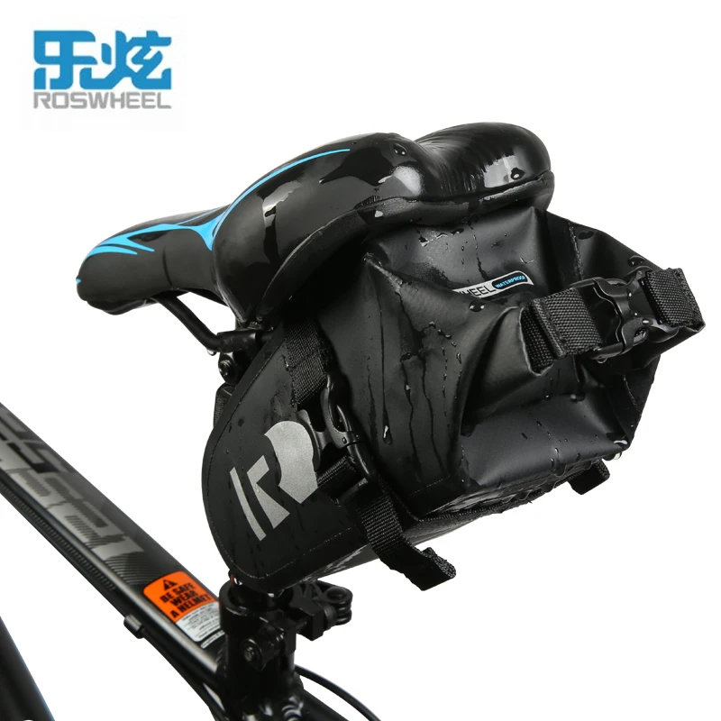 ROSWHEEL font b Bicycle b font Cycling font b Bags b font Panniers Full Waterproof PVC