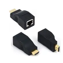 НОВЫЙ ГОРЯЧИЙ 4 К * 2 К 1080 P 3D HDMI Над RJ45 Cat 5e Cat 6 Локальной Сети Ethernet кабель Extender ВЫСОКОЕ КАЧЕСТВО DEC24