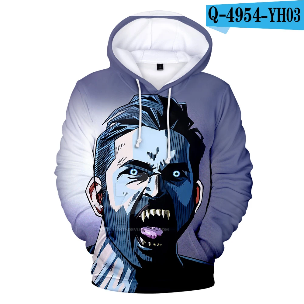 Fashion Teen Wolf Hoodies Derekhale 3D Print Sweatshirts Teen Wolf Men/Women Black Unisex Tops 4XL - Цвет: 3D hoodies