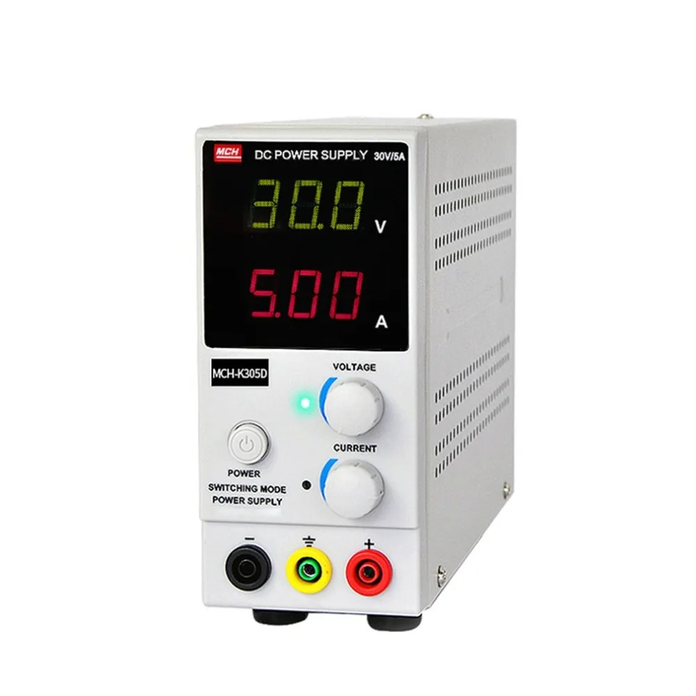 

30V/5A Digital Mini DC Power Supply Current Volt Display Adjustable Switching for Mobile Phone PC Notebook Maintenance