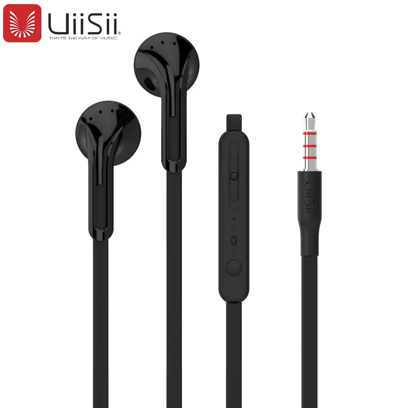 UiiSii U2 Music Stereo In-ear Earphone Headphone 1.2m Wired Noise Cancelling with Microphone Earphones for Smart Mobile Phone (7)