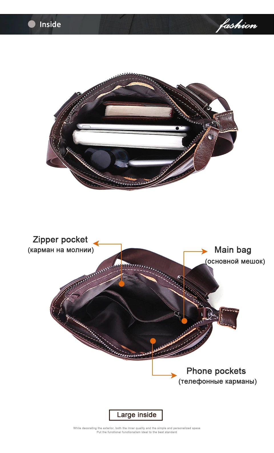  Genuine Leather Men Bag Men Messenger Bags Fashion ipad Flap Crossbody Bags Small Casual Men\'s Leather Shoulder Bag Man (3)