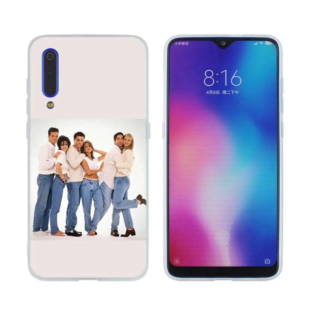 Чехол для телефона MLLSE для Xiao mi cc 9 mi 9 8 A2 Lite SE A1 pocophone f1 6 6X 5X MAX 3 mi X 2S Чехол mi 9 mi 8 Friends - Color: Soft picture 01