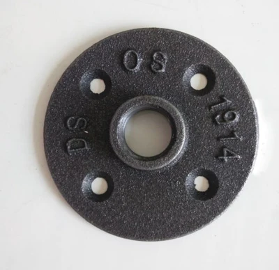 

6Pcs/Lot Floor Wall Mount Thread DN40 Cast Iron Flanges Casting Antique Flange Base Bracket For G1.5" Tube Pipe