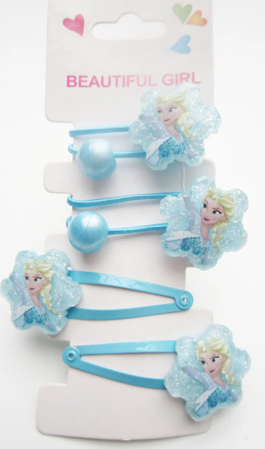 Disney детский манеж принцессы детские заколки для волос аксессуары для девочек кольцо заколка для волос замороженная Эльза резинка Ювелирная заколка