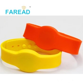 

x100pcs Free shipping 13.56mhz Ntag203 144bytes NFC Wristband For swimming pool, cooling store, Sauna bath center, supermarket