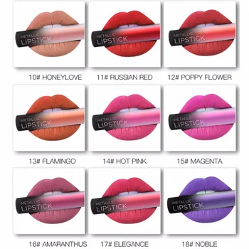 

Pudaier Matte Moisturize Lipstick Permanent Waterproof Lip Gloss Longlast Makeup