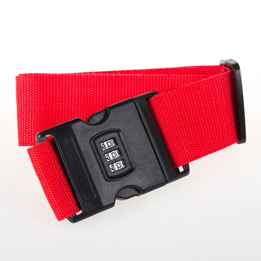 

Adjustable Combination Luggage Suitcase Straps Travel Baggage Tie Down Belt Lock Convenience Hand Tools Lock#sw