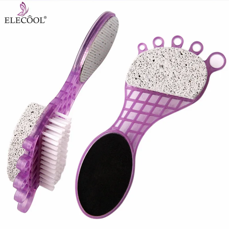

ELECOOL Foot Rasp File Exfoliating Grinding Stone Tool Hard Dead Skin Callus Remover Foot Care Tool Pedicure Pumice Stone Brush