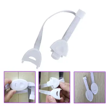 

2 Pcs Baby Safety Locks Furniture Restrictor Kids Protection Cupboard Cabinet Fridge Door Lock-S006