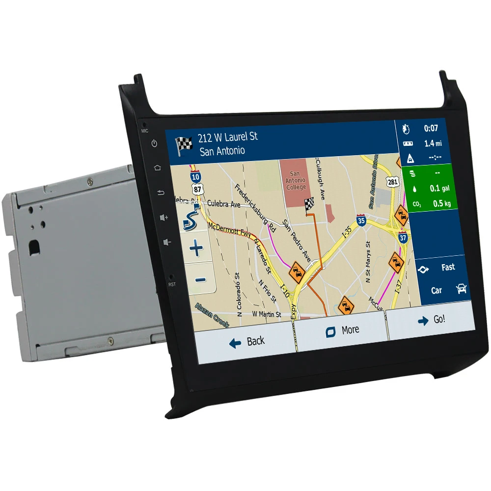 Top 10.1" IPS Octa Core 4G Android 8.1 4GB RAM 64GB ROM RDS FM BT Car DVD Multimedia Player Radio For Volkswagen VW Polo 2012-2018 3