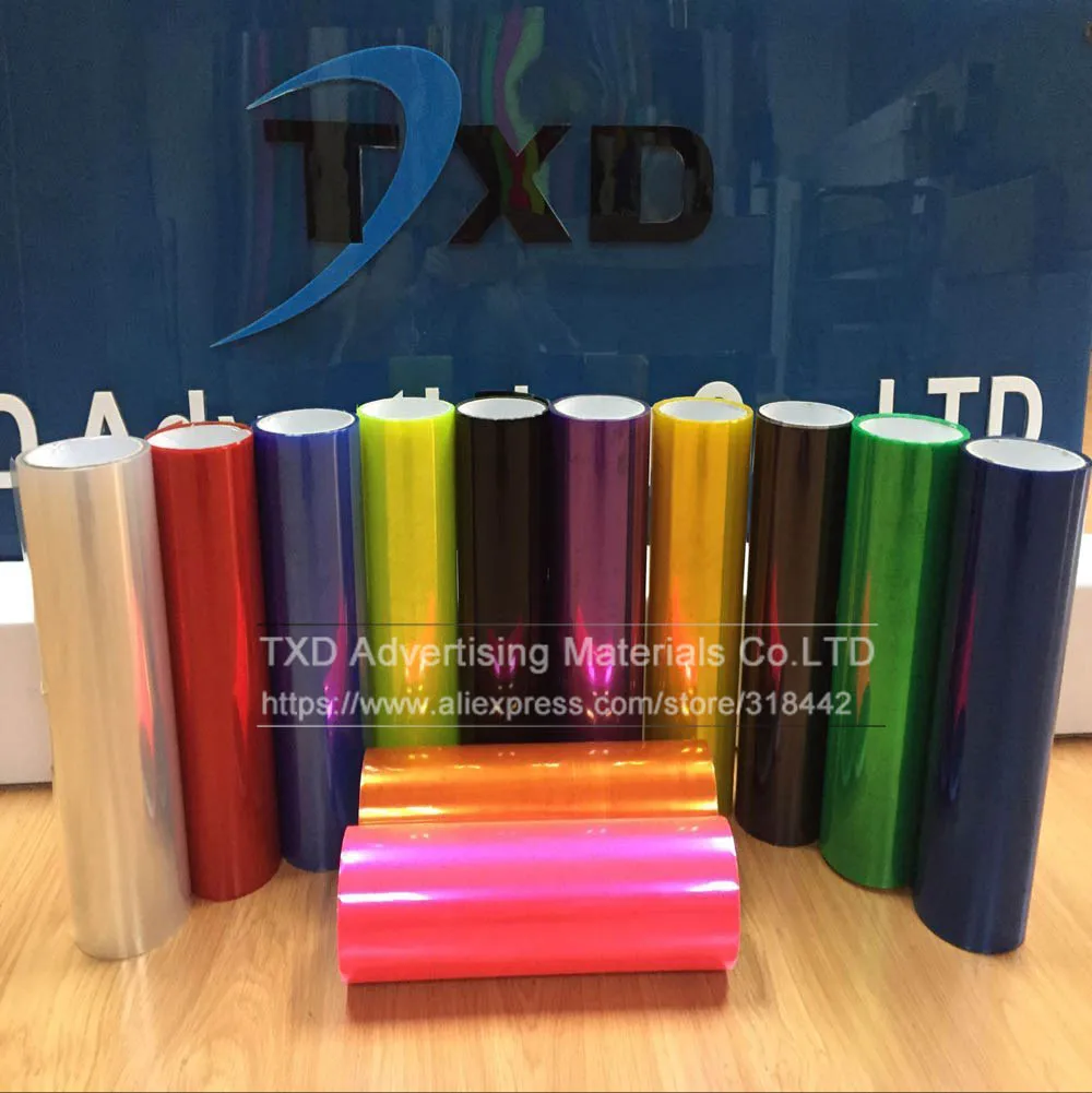 

30CMX100CM/LOT Free shipping glossy headlight film with good quality 3 Layers Glossy headlight foil head light protection film
