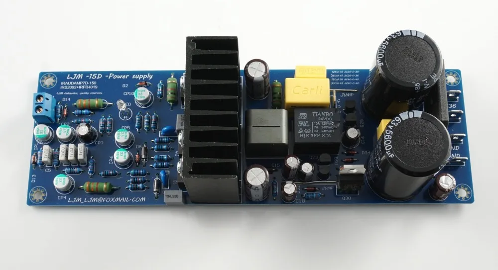 L15D IRS2092 + IRFB4019 300 Вт 4R моно цифровой усилитель плата с защитой мощности готовая