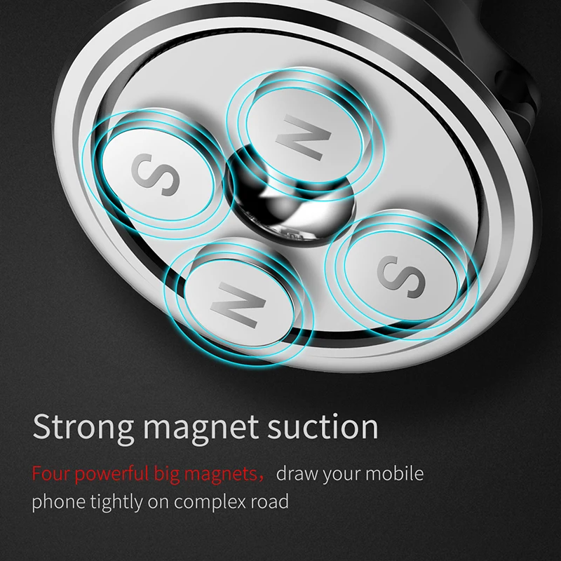 Магнитный автомобильный держатель для телефона Baseus для iPhone X se, держатель на вентиляционное отверстие для телефона в автомобиле, магнитный держатель для телефона