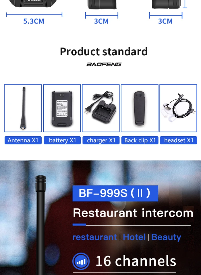 2 шт. BF-999S Plus 999 S рация Baofeng 8 Вт/5 Вт 4200 мАч Зарядное устройство USB на большие расстояния портативный двухстороннее радио обновление BF-888s cb