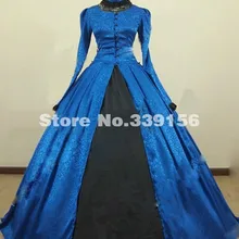 Лидер продаж года с длинными рукавами и с принтом средневековый для реконструкции гражданской войны готический, викторианской эпохи платья Мария Антуанетта Бальные вечерние платья