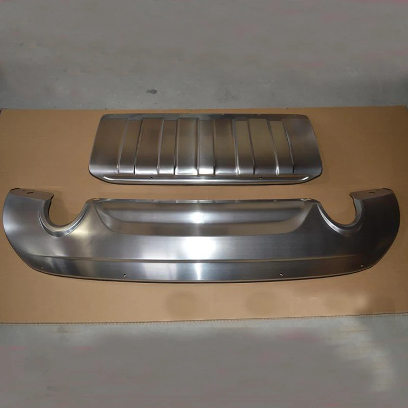 

STAINLESS STEEL CAR FRONT+REAR BUMPERS PROTECTOR GUARD SKID PLATE FIT FOR FORD KUGA 2013 2014 2015 2016