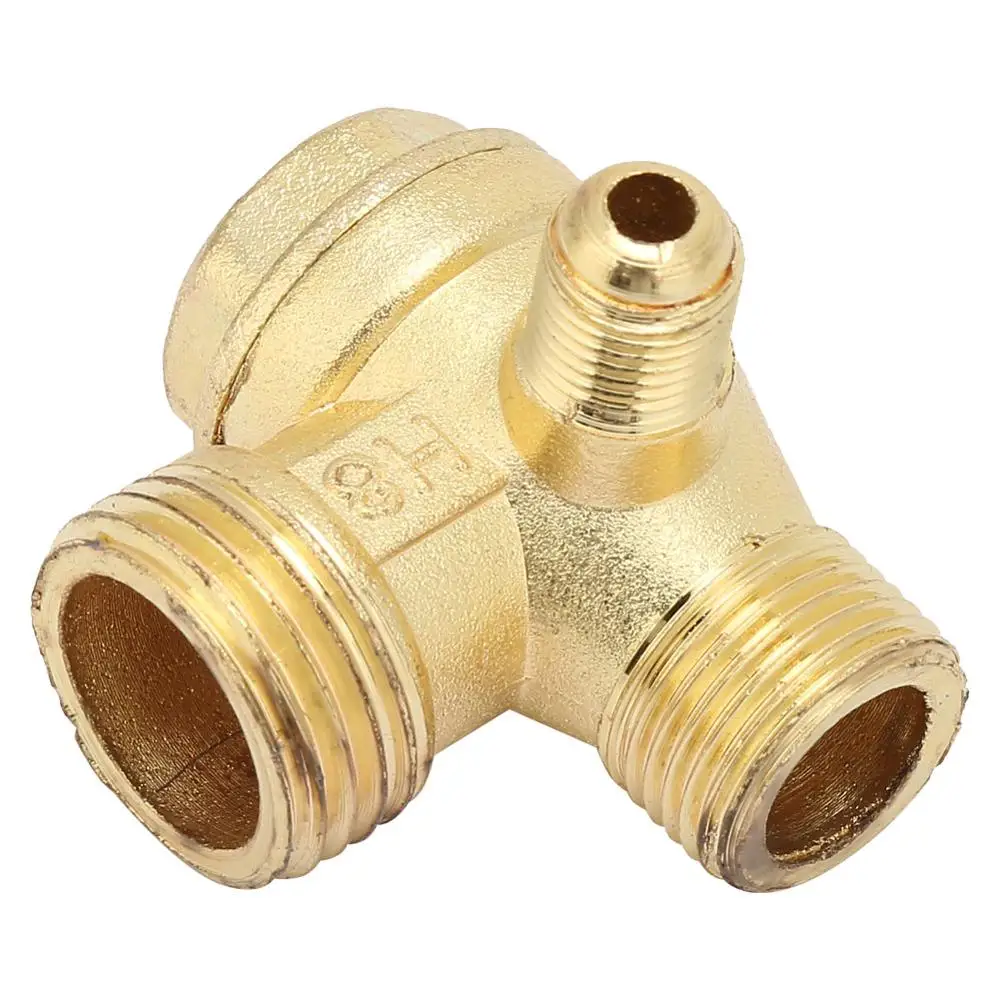 Ochoos Valve Bodies Air Compressor Check Valve Filled Three-way Unidirectional Check Valve Connect Pipe Fittings Tube Connector Thread Valve Ochoos Valve Bodies Air Compressor Check Valve Filled Three-way Unidirectional Check Valve Connect Pipe Fittings Tube Connector Thread Valve