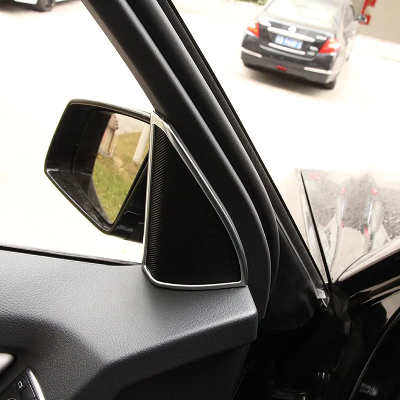 chrome sound speaker cover trim for Mercedes benz glk 260 300 car styling (7)