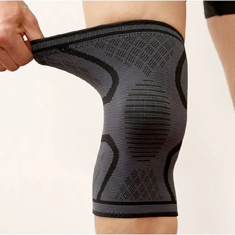 

Aolikes 2pcs Running Riding Breathable Knee Protector/Silicone antislip High elasticity fabric material Spacing jacquard weaving