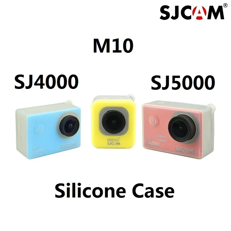 

Clownfish SJCAM Original Accessories Dust - proof Silicone case protect Frame housing Cover for SJ5000 M10 SJ4000 c30 EKEN H9