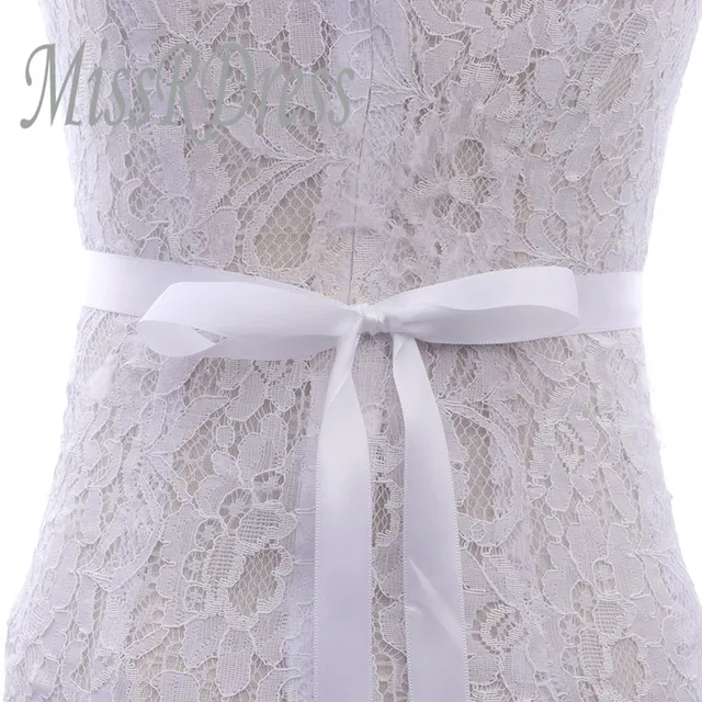 MissRDress Rhinestones Wedding Belt Handmade Pearls Bridal Belts Silver Crystal Flower Bridals Sash For Women Prom Dresses JK835 Pure white