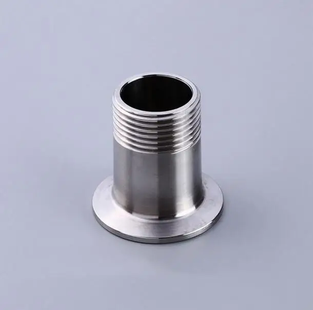 1,5 ''Tri Clamp до 3/4'' штекер BSPT адаптер, санитарная нержавеющая сталь 304