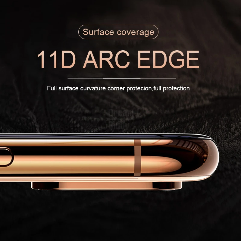 11D изогнутое защитное стекло на весь экран для iphone X XR XS Max Закаленное стекло пленка для iphone XS Max X XR защитное стекло
