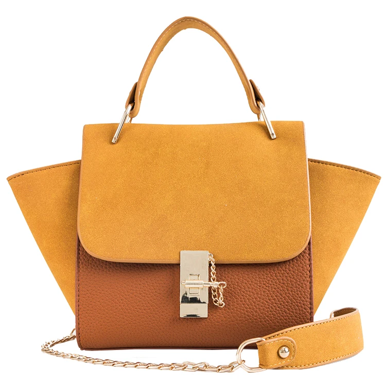 

Grinding bag women 2019 new chain hand-held single shoulder bag sidesman bag Colour wing bag#0055