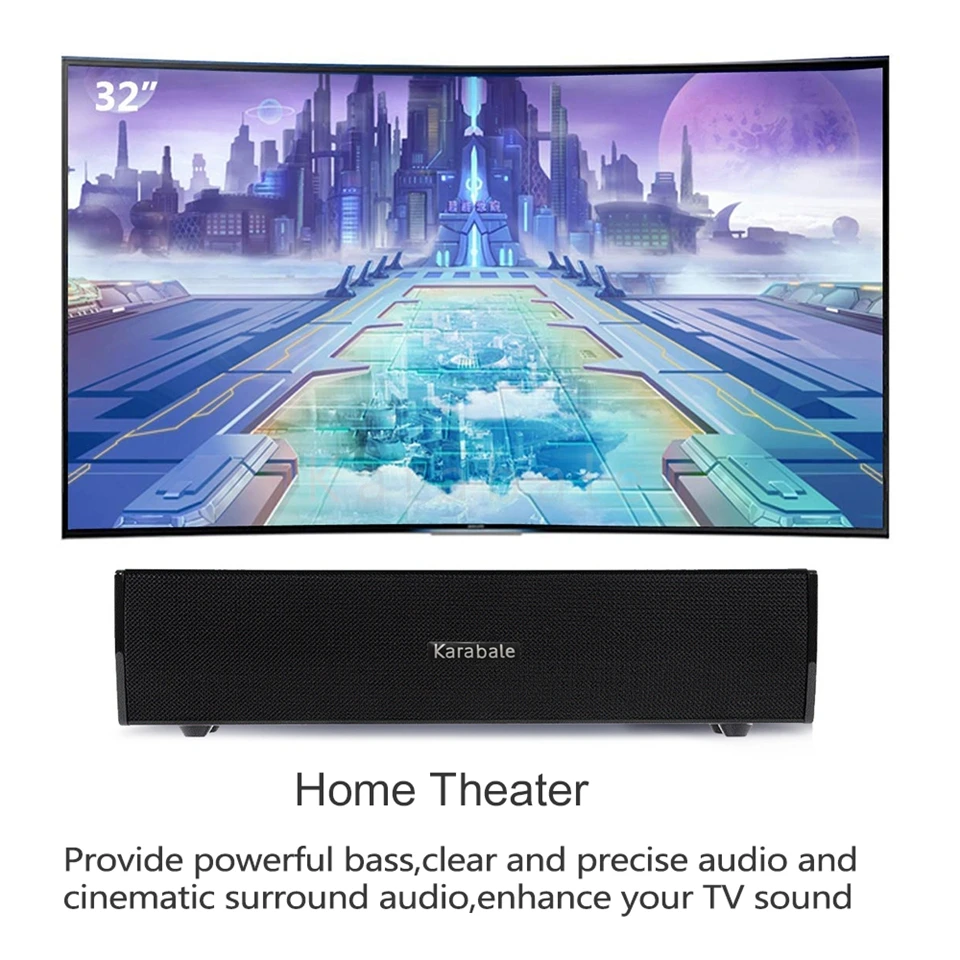 Беспроводное управление 30 Вт HIFI Bluetooth 5,0 динамик домашний кинотеатр портативный громкий динамик звуковая система стерео музыка объемный динамик