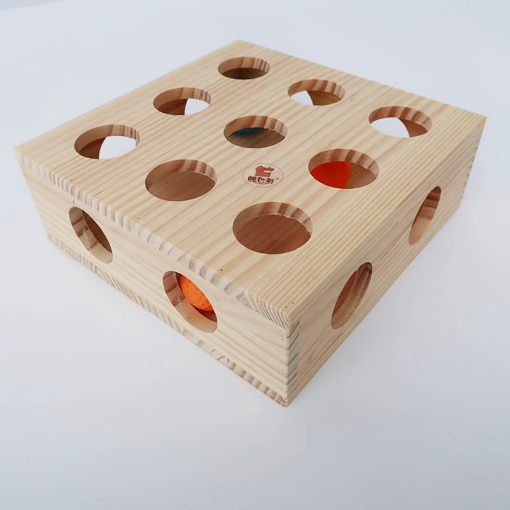 Деревянная коробка с колокольчиками Птица Попугай развивающие игрушки Кормление судно Большой Серый Попугай Игрушка BT021