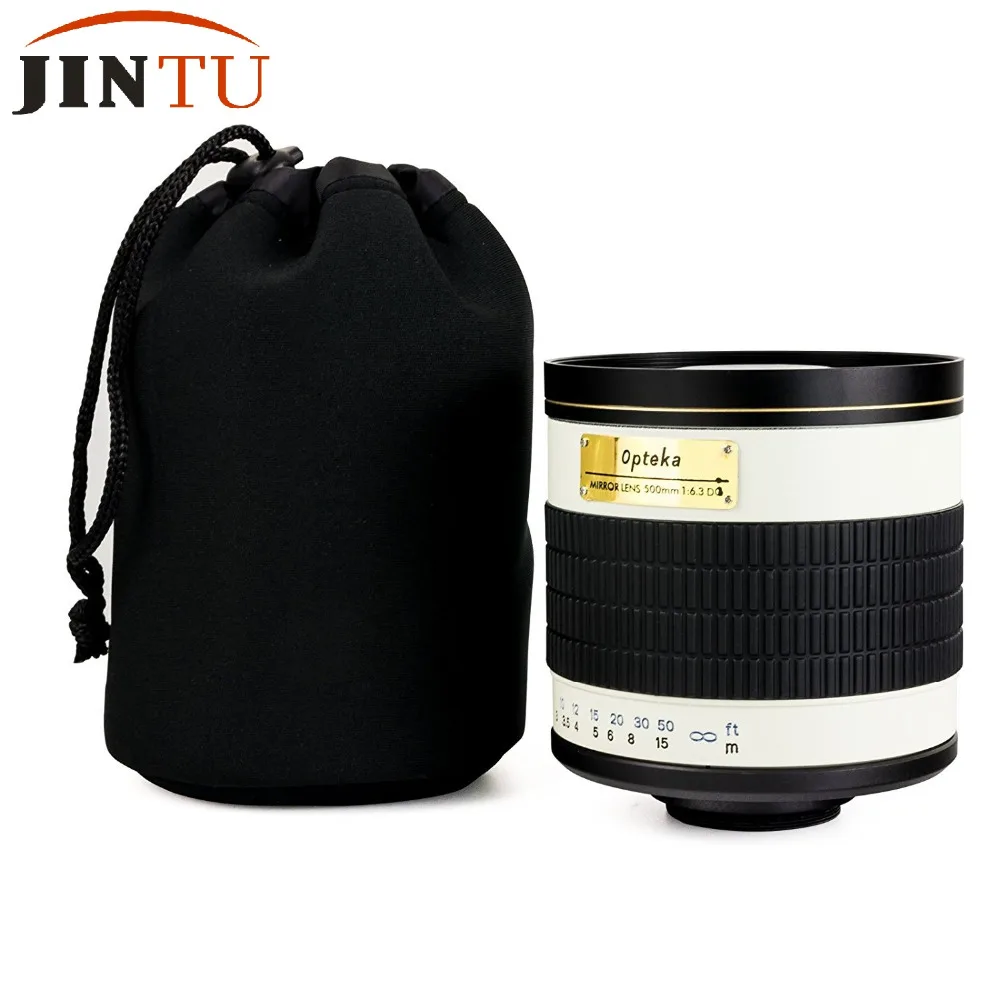 JINTU 500 мм f/6,3 телеобъектив зеркальный для NIKON D7100 D7000 D5500 D5300 D5200 D5100 D5000 D3300 D3200 SLR камера+ сумка