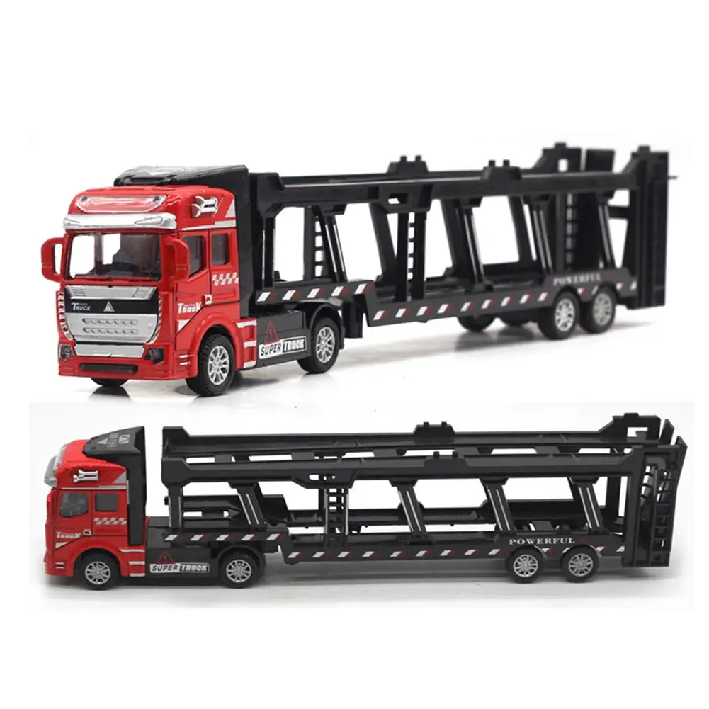  1:48 New Parenting Pull Back Alloy Super Truck Vehicle Simulation Transporter Model Car Interesting