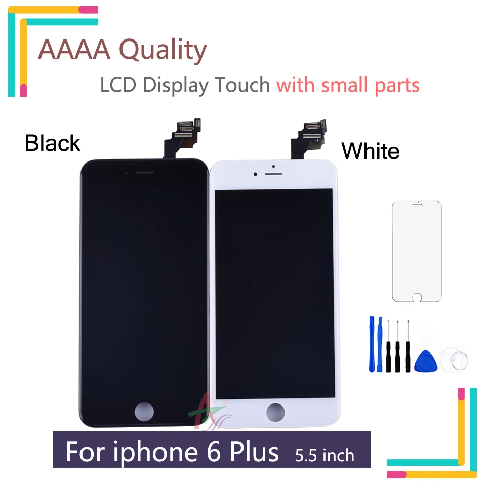 

5.5" Touch LCD For iPhone 6 Plus Screen Touch LCD Display Digitizer Front Camera Replacement With Tools